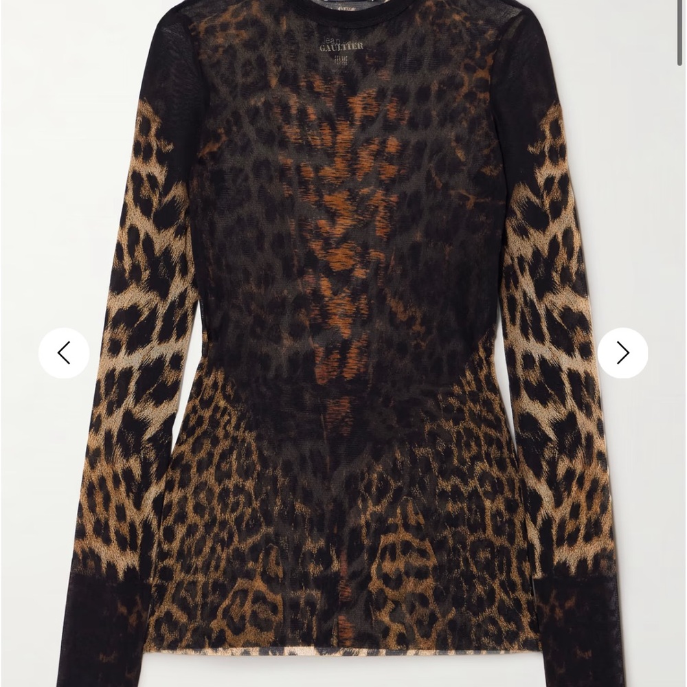 Jean Paul Gaultier Fitted top & bottom mesh